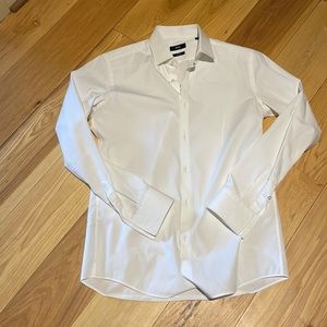 Boss long sleeve white dress shirt